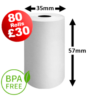 57mm x 35mm Thermal Rolls