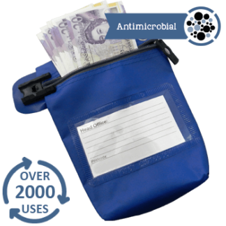 Cash Bag Small Blue