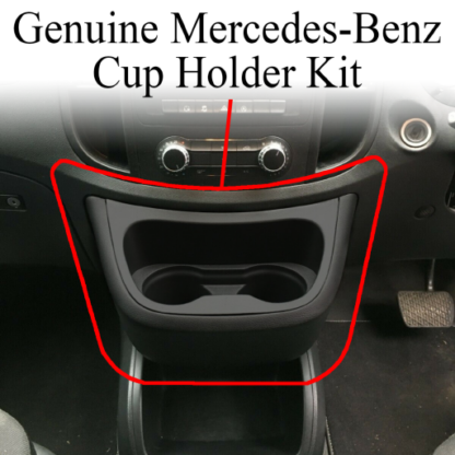 Genuine Mercedes Benz Vito W447 Cup Holder Kit (Auto Only) MB1 - Image 2