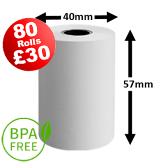 57x40 Thermal Paper Rolls