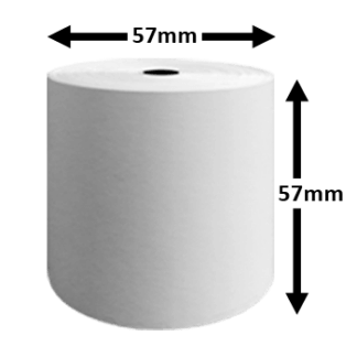 57 x 57mm Thermal Till Rolls