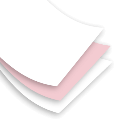 3 Ply Till Rolls White/Pink/White