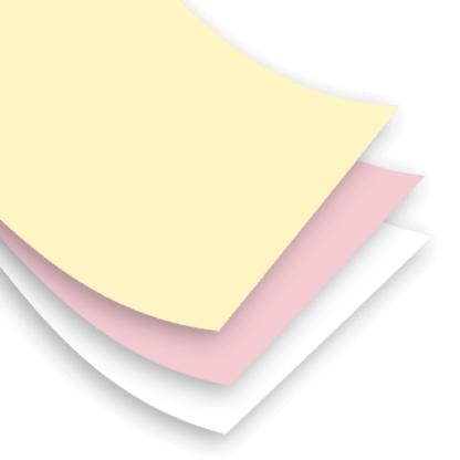 3 Ply Till Rolls White/Pink/Yellow