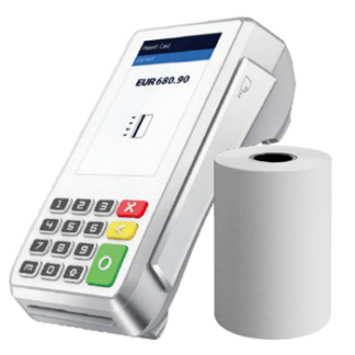 Pax Q80 Credit Card Rolls