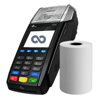 Pax S800 Credit Card Rolls