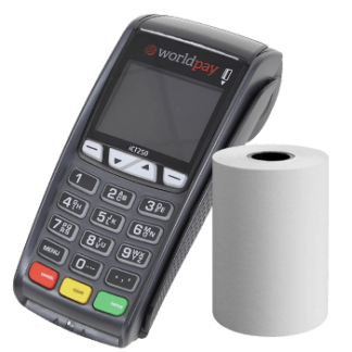 Worldpay iCT250 Credit Card Rolls