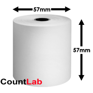 57 x 57mm CountLab Thermal Till Rolls