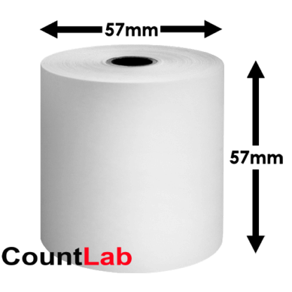 57 x 57mm CountLab Thermal Till Rolls