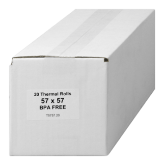 57 x 57mm Thermal Till Rolls