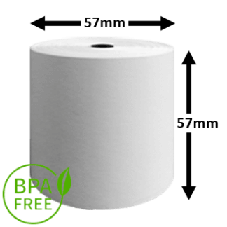 57 x 57mm Thermal Till Rolls