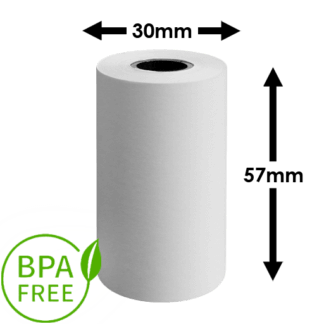 57 x 30mm Thermal Credit Card Rolls