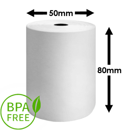 80 x 50mm Thermal Till Rolls