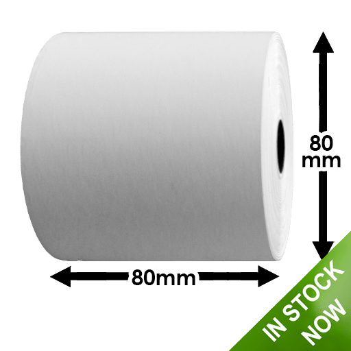 80 x 80mm Thermal Rolls (25mm Core)