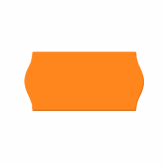 Shopstuff Silver Price Labels Flo Orange Perm (45k)