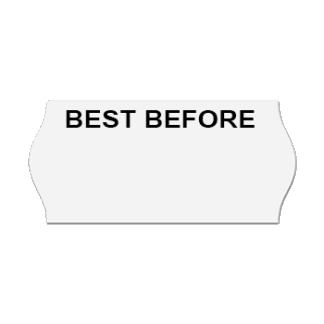 26x12mm BEST BEFORE Labels (15k)
